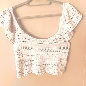 Knit Cropped Top by SINCERELY JULES, size M